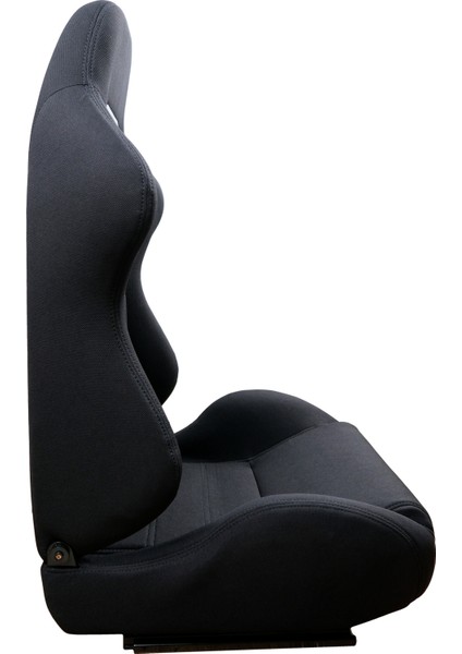 Oto Spor Koltuk Siyah Süet Kaplama Recaro Model 1 Takım 2 Adet