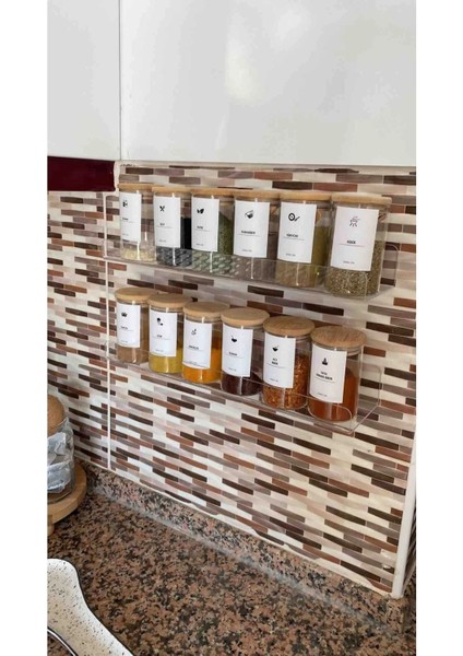 Banyo Düzenleyici Pleksi Raf 60 cm x 10 cm ( 2 Adet ) fiyatları