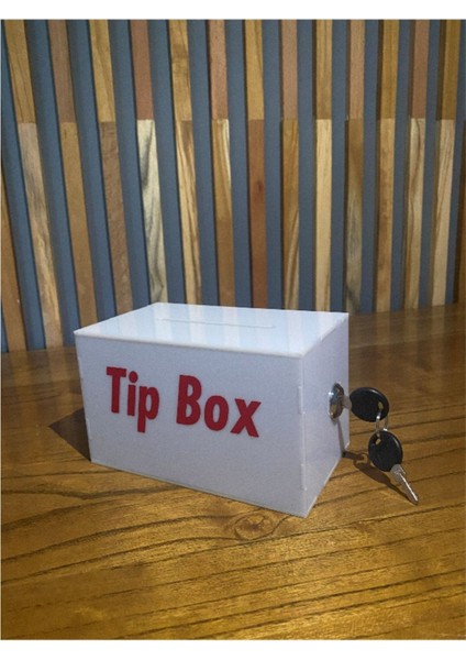 Beyaz Küçük Pleksi Tip Box