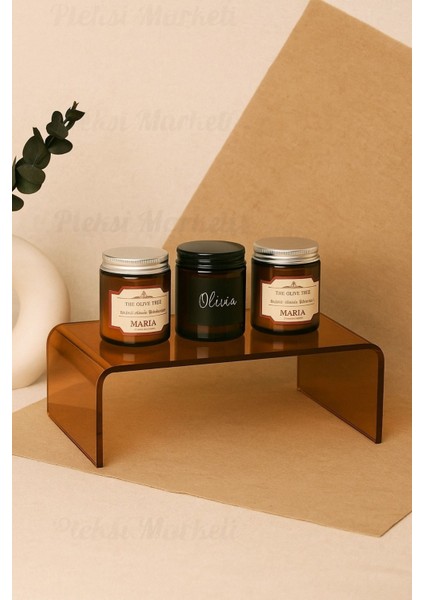 Çok Amaçlı Pleksi Raf - (30X20X8 Cm)--2 Adet--