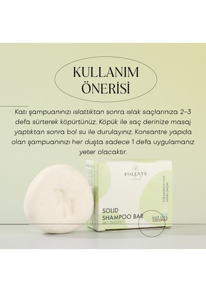 Kepekli Saçlar İçin Katı Şampuan (110 Gr)