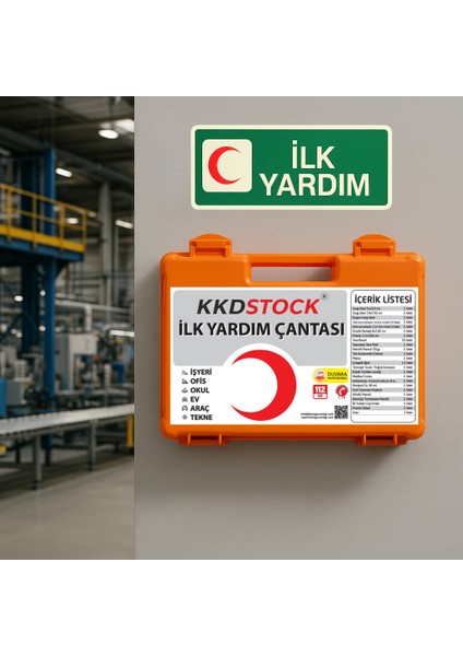 Ilk Yardım Çantası Ilk Yardım Seti Ecza Dolabı Iş Yeri Tipi Duvara Monte Acil Müdahale Çantası