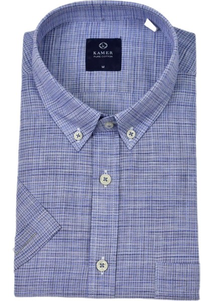 Erkek Klasik Piti Kare Kısa Kol Gömlek 9488 BGL-ST04570 fiyatları