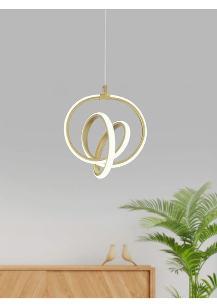 Imza Tekli Eskitme LED Avize