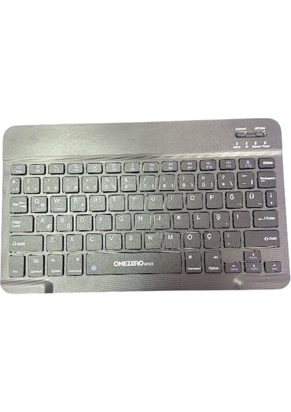 ZR455 Kablosuz Ultra Slim Şarjlı Mini Bluetooth Q Klavye Siyah