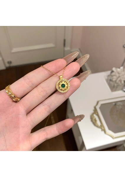 Altın Kolye Titanyum Zincir Takılar (Yurt Dışından)