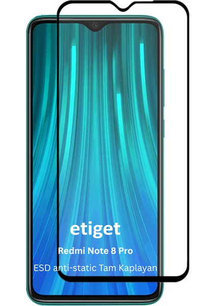 Xiaomi Redmi Note 8 Pro Esd Cam Ekran Koruyucu 6d Glass