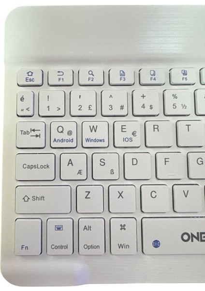 ZR455 Kablosuz Ultra Slim Şarjlı Mini Bluetooth Q Klavye Beyaz fırsatları