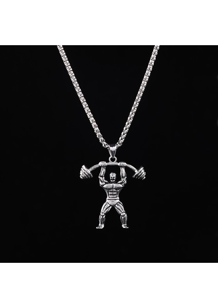 Titanyum Çelik Hip Hop Kolye Erkek & Kadın Peplum Kolye (Yurt Dışından)