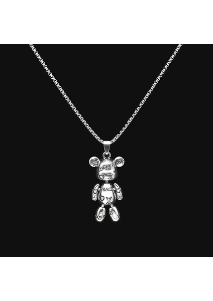 Titanyum Çelik Hip Hop Kolye Erkek & Kadın Peplum Kolye (Yurt Dışından)