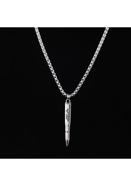 Titanyum Çelik Hip Hop Kolye Erkek & Kadın Peplum Kolye (Yurt Dışından)