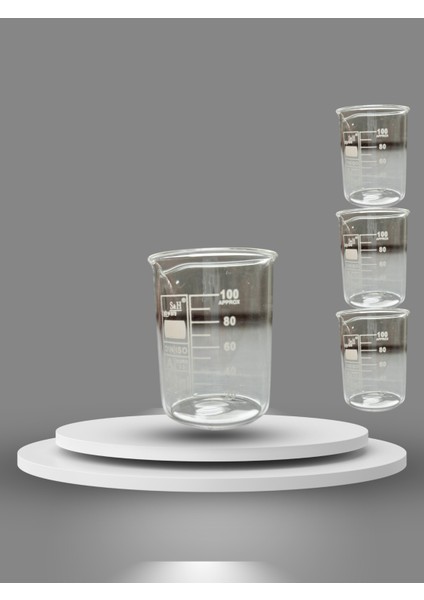 3 Adet Beher 100 ml