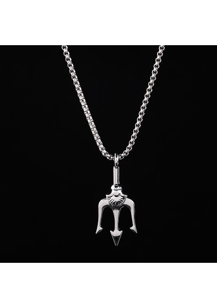 Titanyum Çelik Hip Hop Kolye Erkek & Kadın Peplum Kolye (Yurt Dışından)
