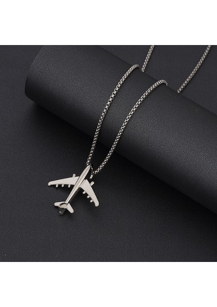 Titanyum Çelik Hip Hop Kolye Erkek & Kadın Peplum Kolye (Yurt Dışından)