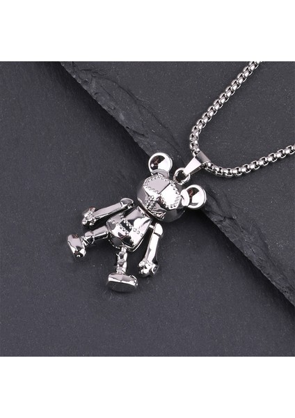 Titanyum Çelik Hip Hop Kolye Erkek & Kadın Peplum Kolye (Yurt Dışından)
