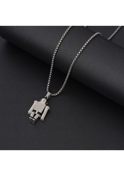 Titanyum Çelik Hip Hop Kolye Erkek & Kadın Peplum Kolye (Yurt Dışından)