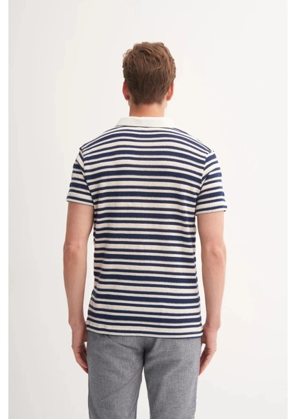 Cazador Polo Yaka Regular Fit Örme Çizgili Tişört 4033 fırsatları