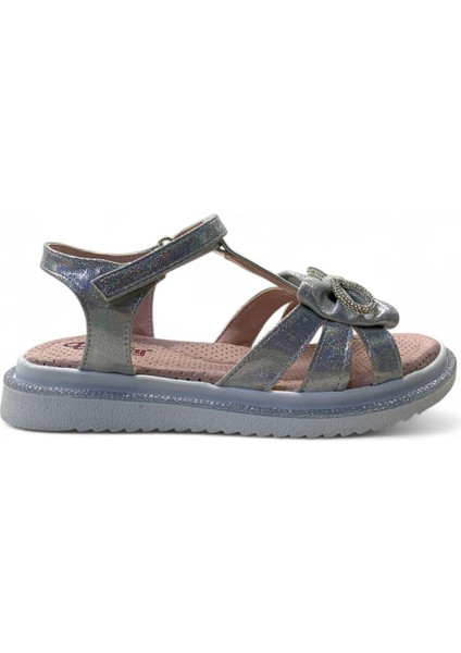 516 Kız Çocuk Taşlı Sandalet