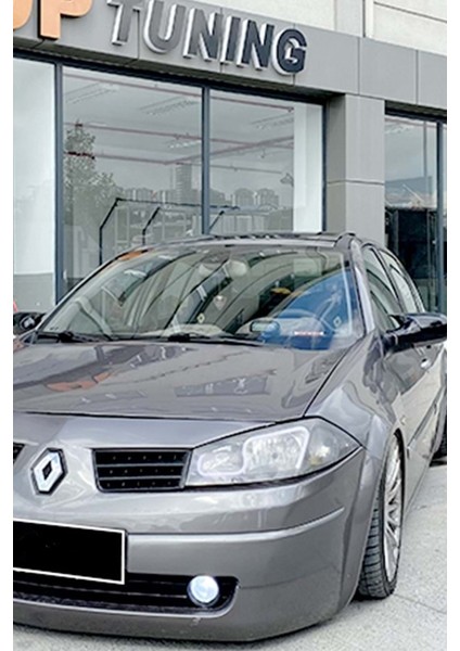 Renault Megane 2 2002-2009 Uyumlu Yarasa Ayna Kapagı P.black