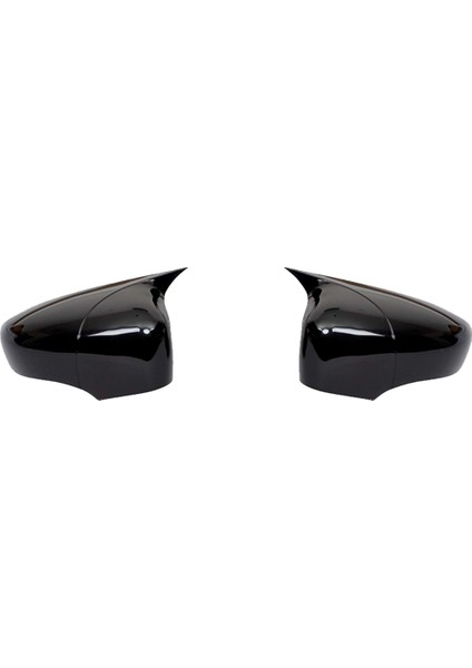 Renault Clıo 4 2012-2019 / Captur 2013- Uyumlu Yarasa Ayna Kapagı P.black