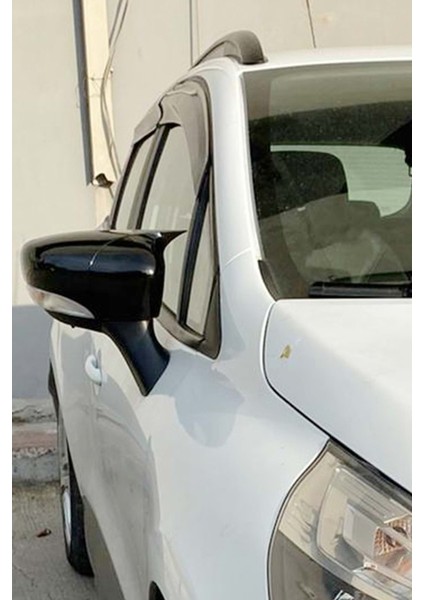 Renault Clıo 4 2012-2019 / Captur 2013- Uyumlu Yarasa Ayna Kapagı P.black