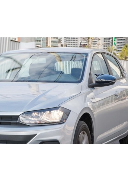Vw Polo Mk6 2018- Uyumlu Yarasa Ayna Kapagı P.black