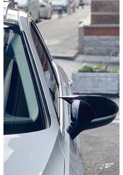 Vw Passat B8 2015-2019 Uyumlu Yarasa Ayna Kapagı P.black