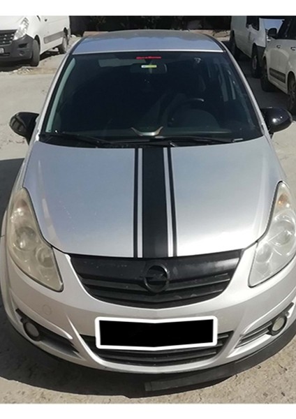 Opel Corsa D / Corsa E 2006-2019 Uyumlu Yarasa Ayna Kapagı P.black