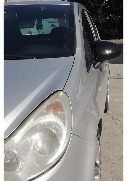 Opel Corsa D / Corsa E 2006-2019 Uyumlu Yarasa Ayna Kapagı P.black