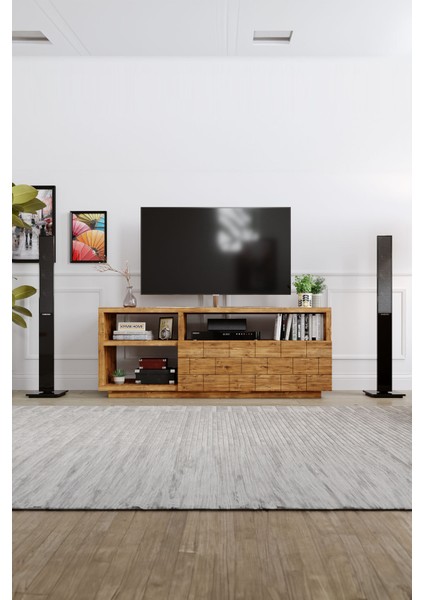 Sardunya Tv Ünitesi – %100 Gerçek Ağaç