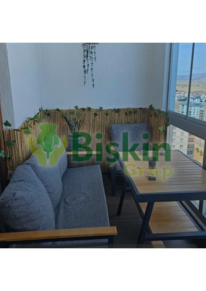 80 Cm X 1.5M Doğal Kamış Hasır Çit Eber Gölü'Nden Bambu Kamış