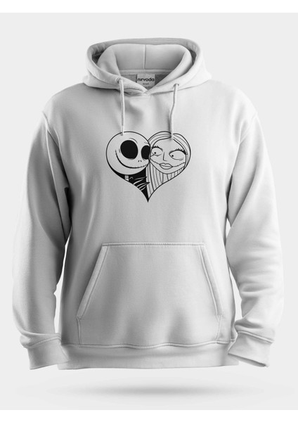 Noel Gecesi Kabusu Çifti Unisex Kapüşonlu Sweatshirt