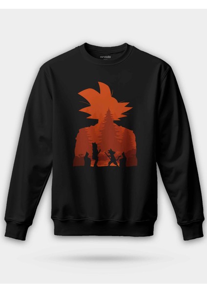 Goku Evrimi Dragon Ball Unisex Regular Sweatshirt
