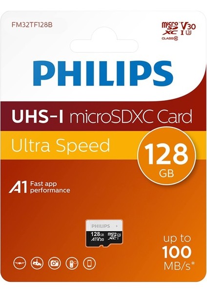 128 GB Microsd Kart A1 V30 – 4K Uyumlu, Hızlı ve Dayanıklı