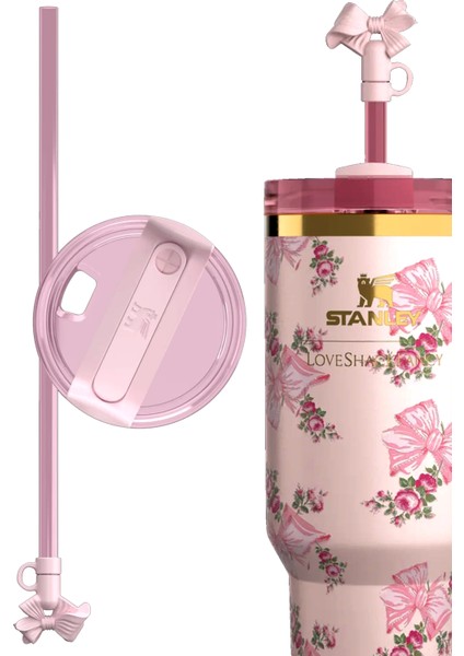 Loveshackfancy 40OZ Ribbon Rosa