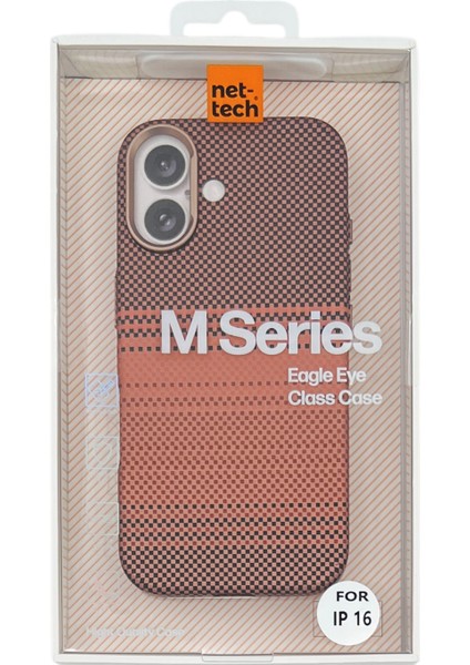 Apple iPhone 16 Uyumlu NT-N069 Kevlar Arka Koruma Kılıf