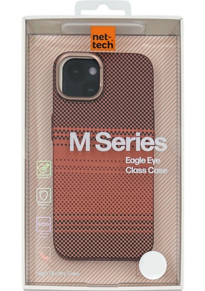 Apple iPhone 15 Uyumlu NT-N069 Kevlar Arka Koruma Kılıf