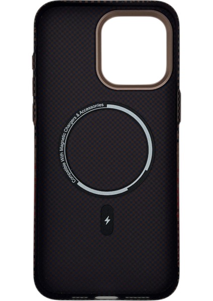 Apple iPhone 16 Pro Max Uyumlu NT-N069 Kevlar Arka Koruma Kılıf