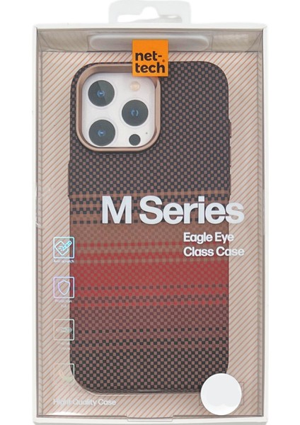 Apple iPhone 16 Pro Max Uyumlu NT-N069 Kevlar Arka Koruma Kılıf