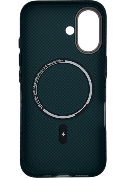 Apple iPhone 16 Uyumlu NT-N069 Kevlar Arka Koruma Kılıf