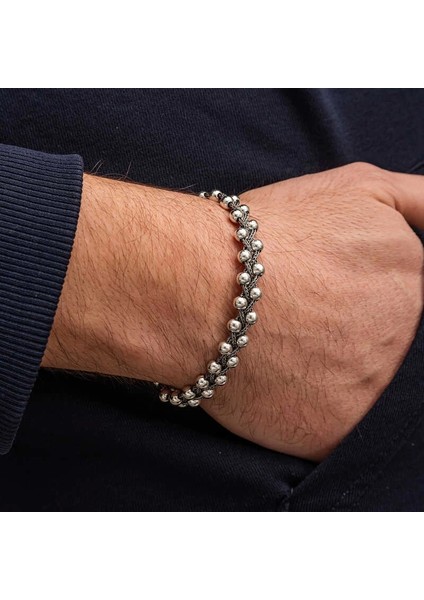Gümüş Oksitli Toplu Erkek Bileklik fırsatları
