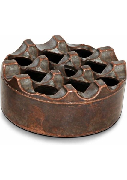 Döküm Yuvarlak Küllük Bakır 9cm
