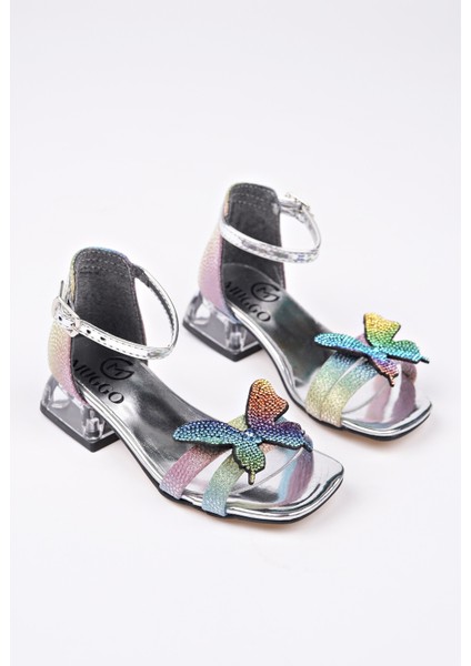 Lola Kelebek Detaylı Bilekten Bağlamalı Kız Çocuk Kısa Topuklu Ayakkabı fiyatları