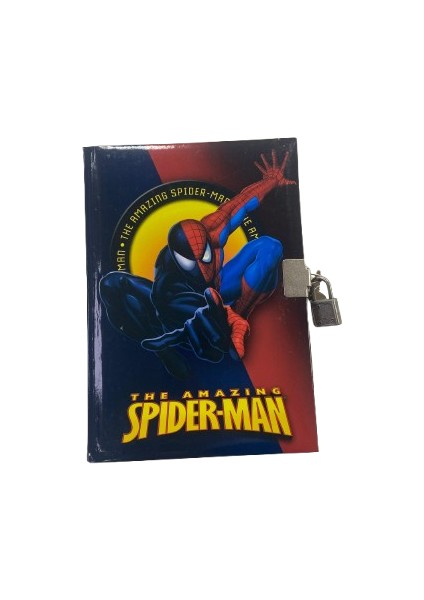 Hatıra Defteri Spiderman Kilitli