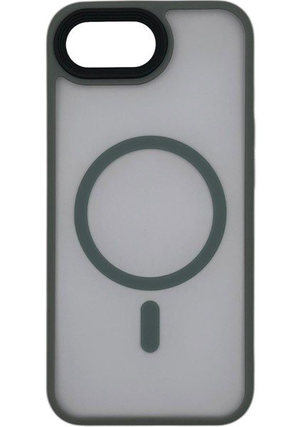 Apple iPhone 16E Uyumlu Mat Renkli Magsafe Arka Koruma Kılıf