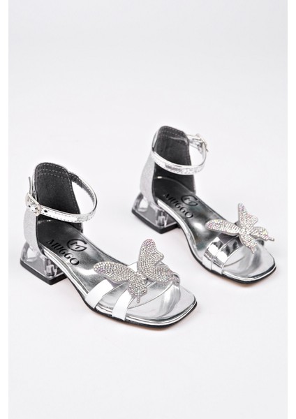 Lola Kelebek Detaylı Bilekten Bağlamalı Kız Çocuk Kısa Topuklu Ayakkabı fiyatları