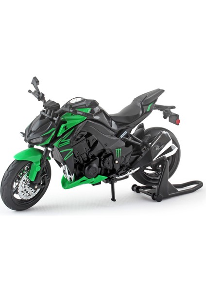 1:12 Kawasaki Z1000 Alaşımlı Motosiklet Simülasyonu Ağır Motosiklet Modeli Ses ve Işık Süsleri El Yapımı Oyuncak Araba (Yurt Dışından)
