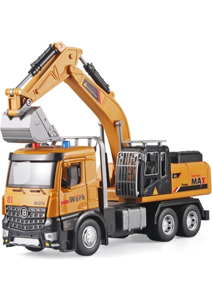 1:18 Büyük Boy Alaşım Kaldırma Vinç Modeli Mühendislik Araba Ekskavatör Mikser Kamyon Çocuk Oyuncakları (Yurt Dışından)