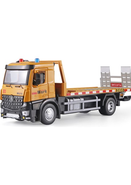 1:18 Büyük Boy Alaşım Kaldırma Vinç Modeli Mühendislik Araba Ekskavatör Mikser Kamyon Çocuk Oyuncakları (Yurt Dışından)