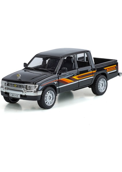 1:32 Toyota Helix Alaşımlı Araba Simülasyonu Off-Road Modeli Açık Kapı Işıkları Çocuk Oyuncak Arabasına Geri Döndü (Yurt Dışından)